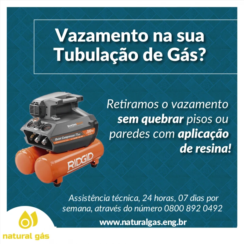 aplicação de resina para reparo em tubulação de gás Balneário Camboriú