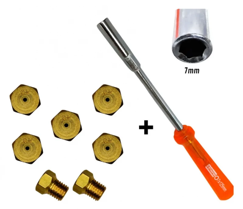 conversão de aquecedor a gás