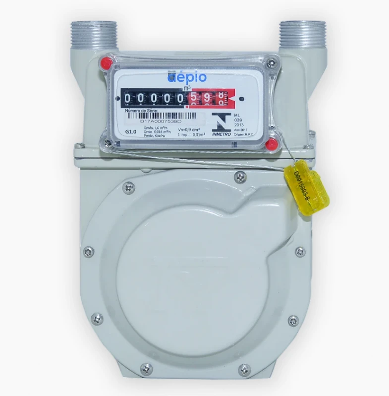 instalação de medidor de gás