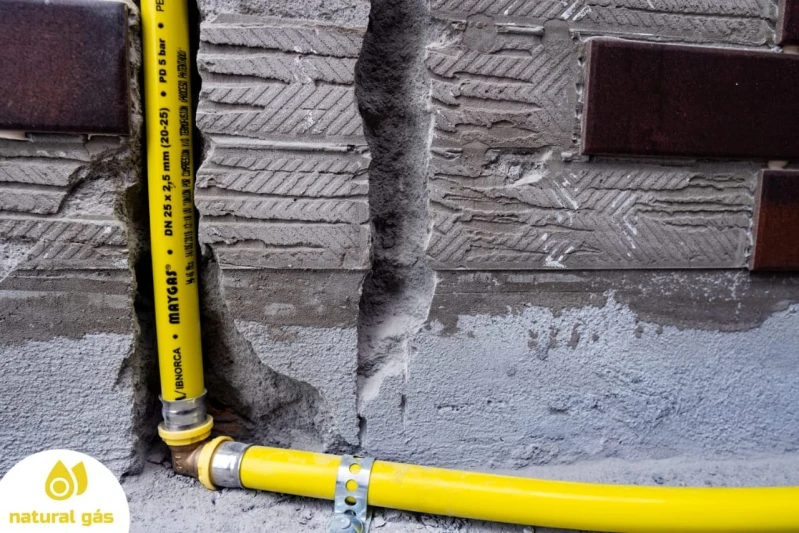 instalação de tubulação de gás residencial