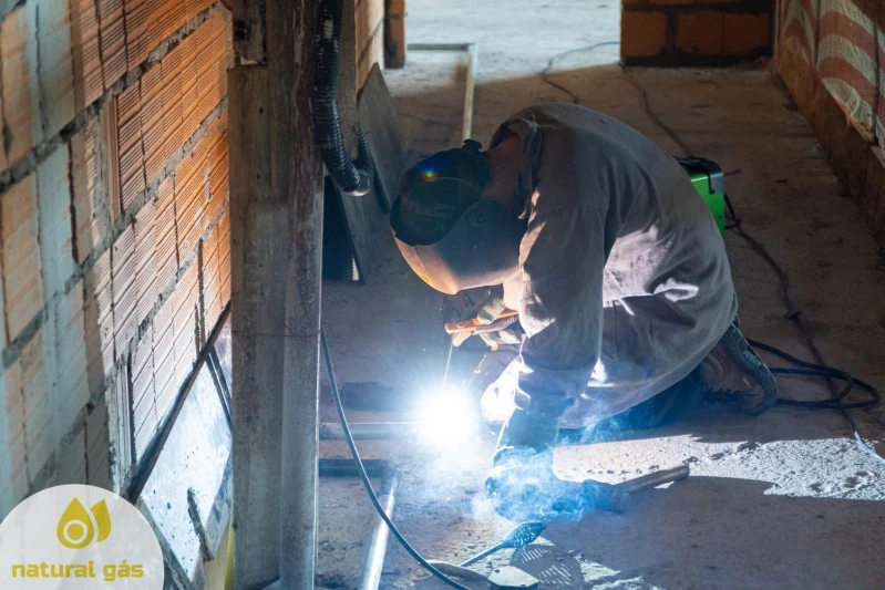 instalação tubulação para gás de cozinha